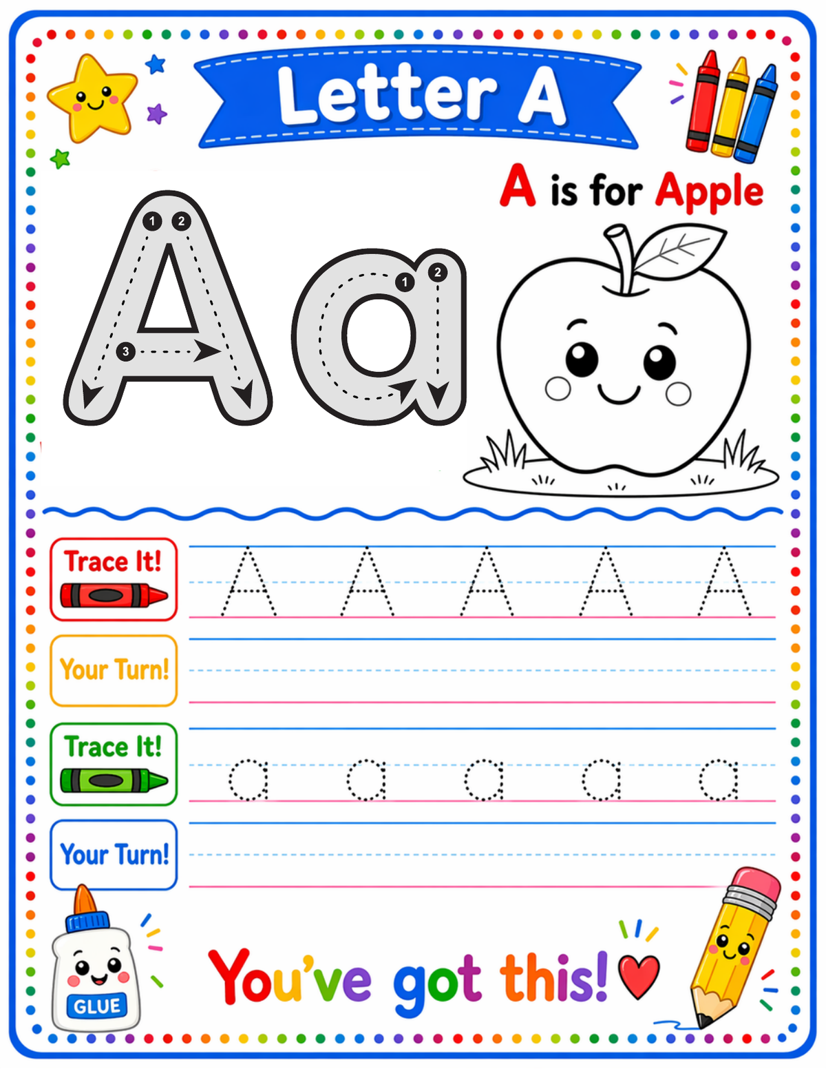 Alphabet Tracing Worksheets